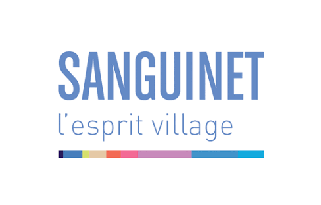Logo de la ville de Sanguinet, partenaire de la West Choke Family.