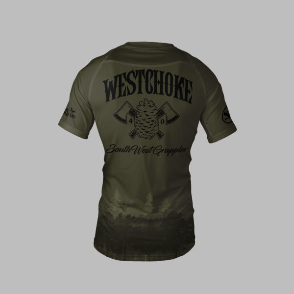 Rashguard club Kaki - Collab Athom x West Choke Family – Image 2